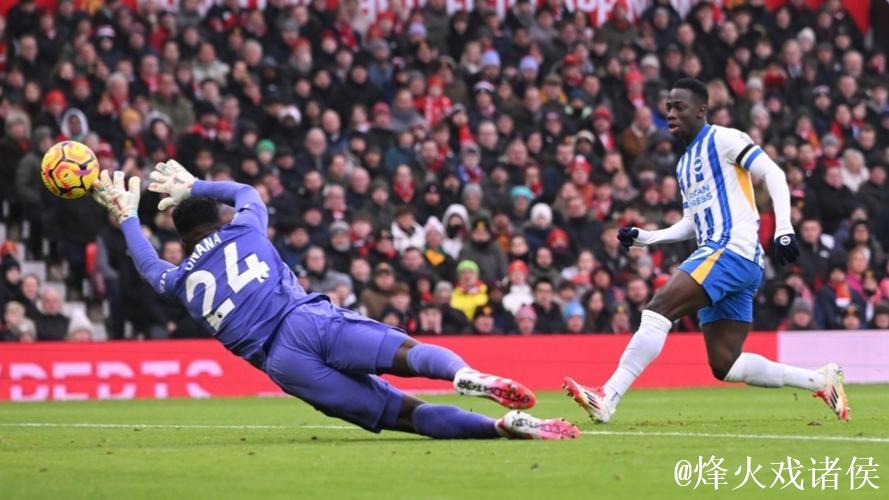 英超-B费点射三笘薰传射  曼联主场1-3布莱顿